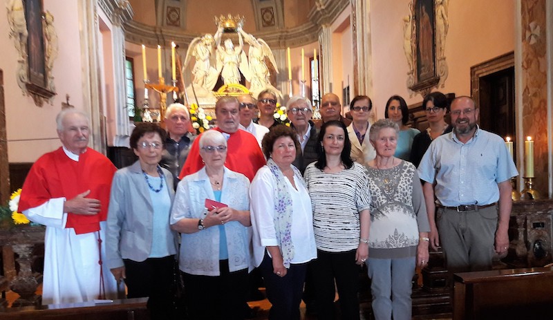 La corale San Zenone in occasione della festa del Corpus Domini 2017